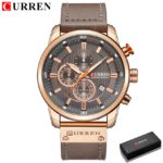 Relógio CURREN Esporte Hodinky Rose Cinza