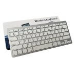 Teclado Super Slim Bluetooth Wireless Padrão Português com Ç